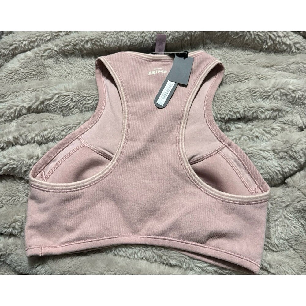 Nike x Skims ribbed seamless racer front bra Himalayan